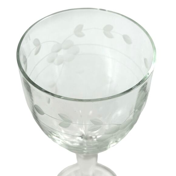 Standard Glass Cut 92 Pattern Code SGMCUT9 Retired Water Goblets-Set of 3  3! - Picture 2 of 6